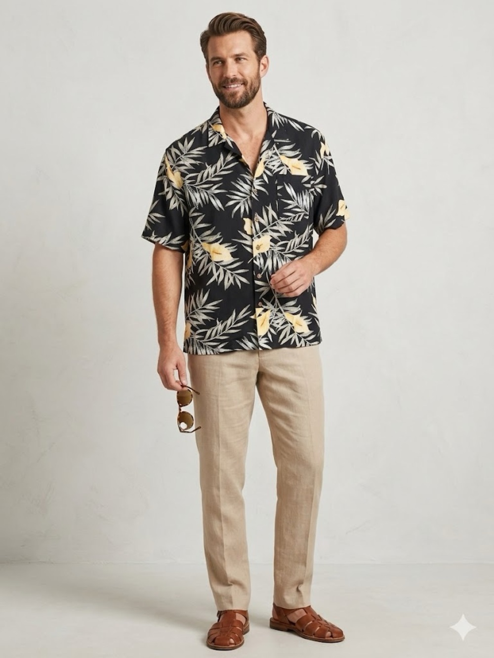 Tommy Bahama Silk Floral Resort Shirt Men’s size XXL